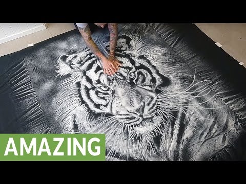 Incredible pictures made with only 1 ingredient Incredible pictures made with only 1 ingredient