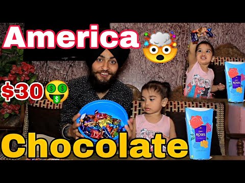 America से कया Gift मिला है।। Chocolate 🤯 $30 Wow