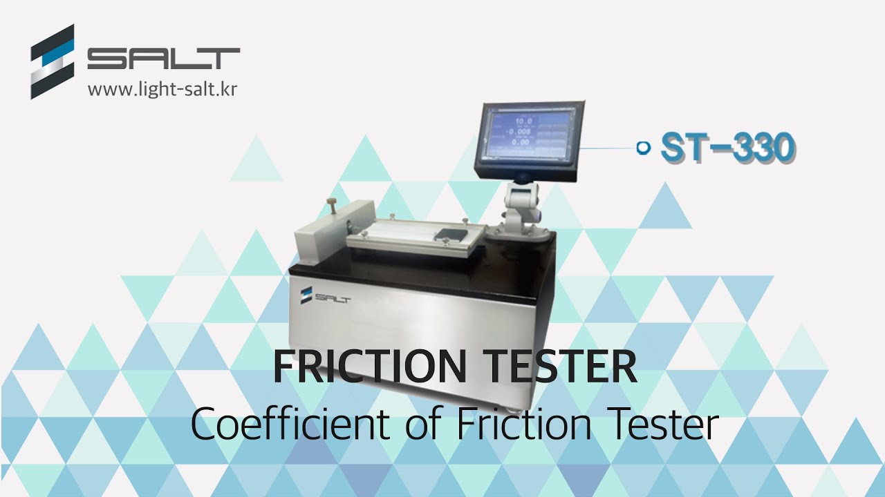 마찰계수시험기 ST-330 - ASTM D1895 , ISO 8295 - COF Tester