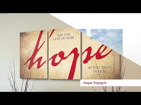 Wall Art, Purposes, Mod Hope 1, 24 x 24 Video