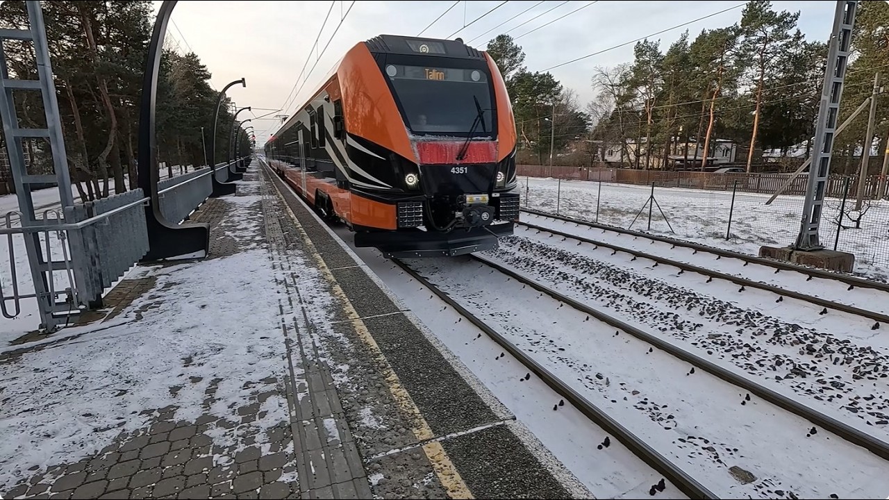 Поездка на электропоезде 21Ev.2 / Trip on 21Ev.2 EMU