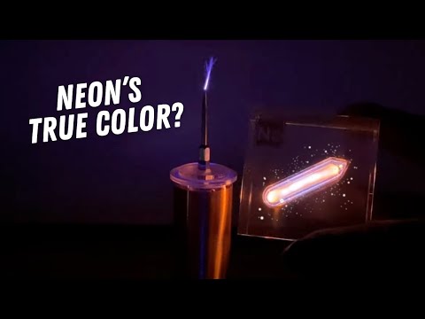 Neon: What is its real color and how can we make it glow?🧪🔬