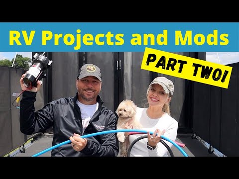 RV Water Pump | Toy Hauler Patio Seal | 400A DC Wiring [RV Living Projects Part 2!]