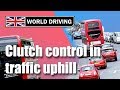 Clutch Control in Traffic Uphill - How to Drive a Manual Car in Start, Stop Traffic