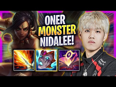 ONER IS A MONSTER WITH NIDALEE! - T1 Oner Plays Nidalee JUNGLE vs Lee Sin! | Season 2024