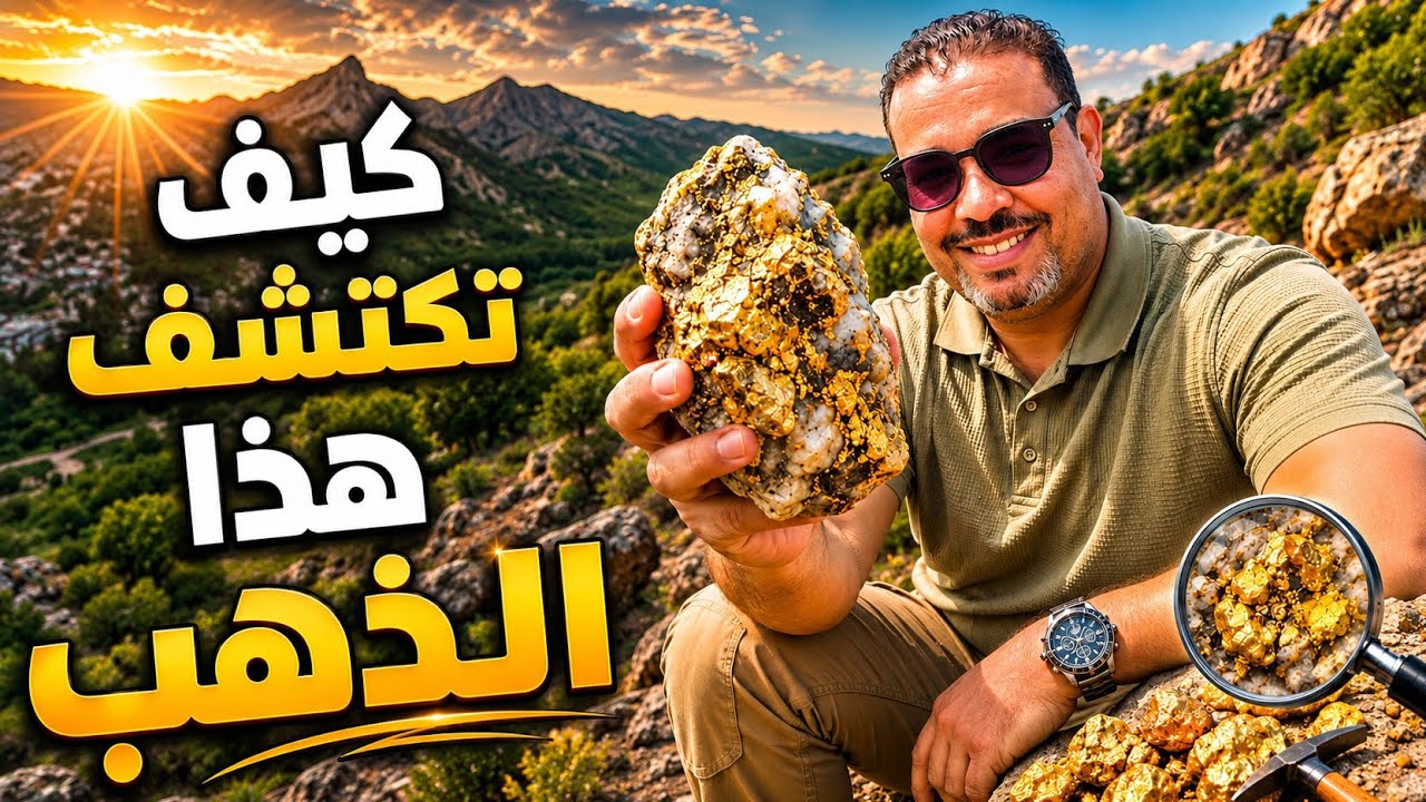 اكتشف الذهب المخفي داخل الصخور خطوة بخطوة!
