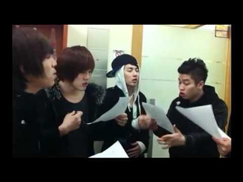 110415 N-TRAIN practicing their debut song (TEASER)