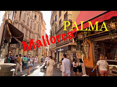 🌴Walking Through Palma de Mallorca/ Explore the Heart of Mallorca’s Capital in 4K