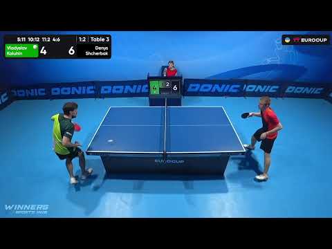13:15 Vladyslav Kaluhin - Denys Shcherbak 20.09.2023 TT Euro.Cup Ukraine Star. TABLE 3