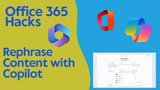 Rephrase Content with Copilot