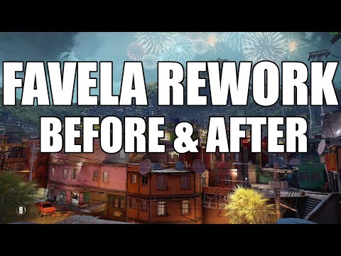 Favela Rework Before & After - Rainbow Six Siege North Star