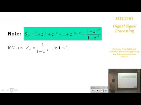 Digital Signal Processing 3: Introduction to Z-Transorm