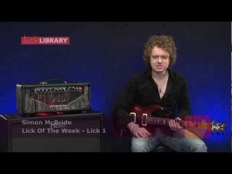 Simon McBride - Blues Rock Lick Lesson With TAB - LickLibrary