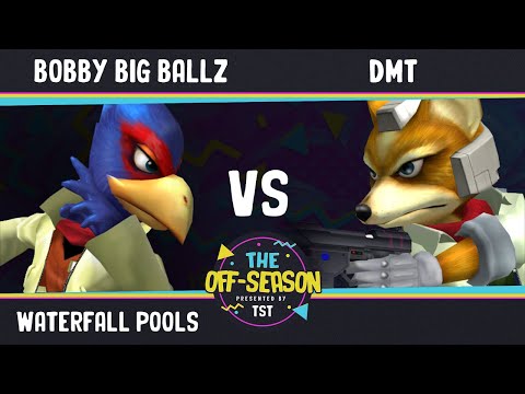 The Off Season - Waterfall Pools - bobby big ballz (Falco) VS DMT (Fox) - SSBM Melee