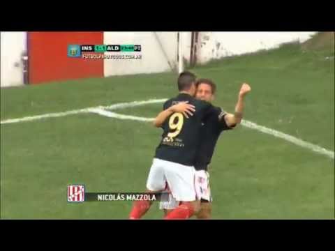 Gol de Mazzola. Instituto 1 - Aldosivi 1.Fecha 21.Torneo Primera B Nacional 2014.FPT