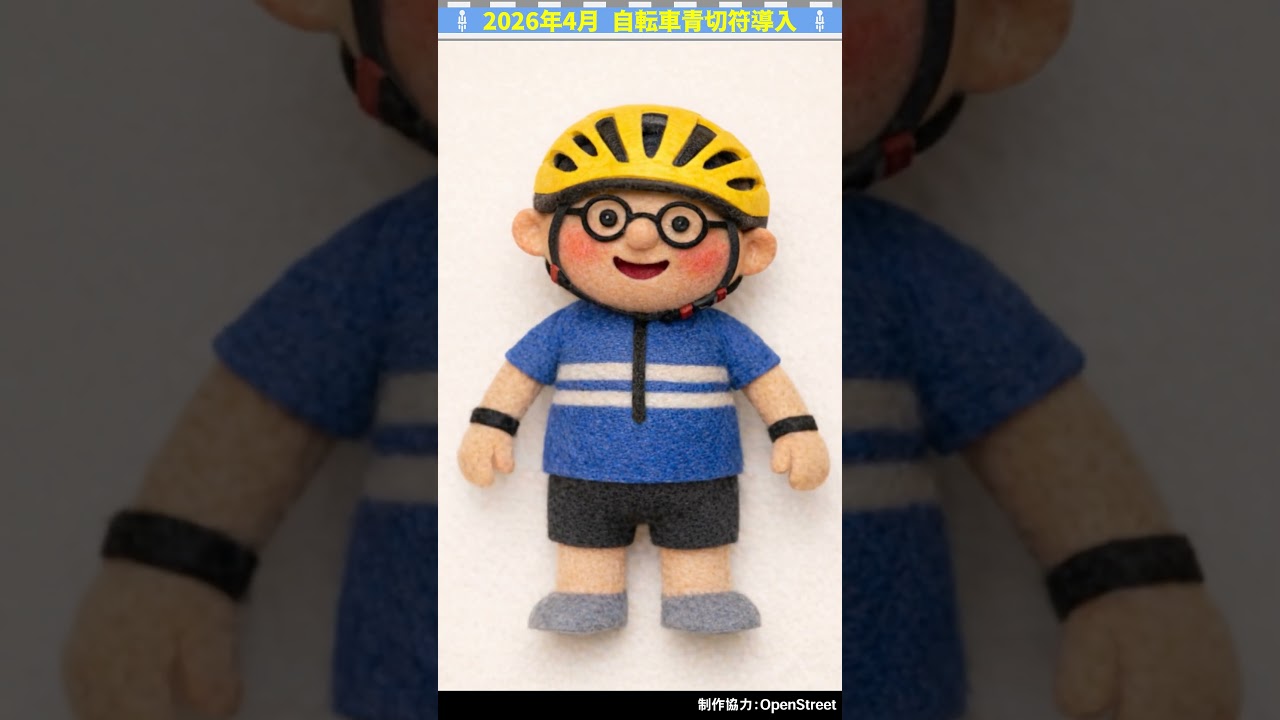 “JSCA“（日本シェアサイクル協会）自転車ルール啓発動画（ヘルメット編）