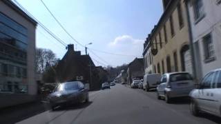 preview picture of video 'Driving Along Rue Graveran & Rue de Kerlobret, Châteaulin, Finistere, Brittany 16th April 2010'