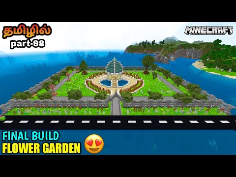 Minecraft Pocket Edition | Survival Gameplay | Flower Garden In Tamil | JineshGaming | Part-98