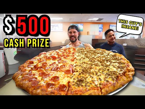 99% OF TEAMS FAIL THIS 11LB PIZZA CHALLENGE… I WENT SOLO FOR $500 CASH AT CICI’S!