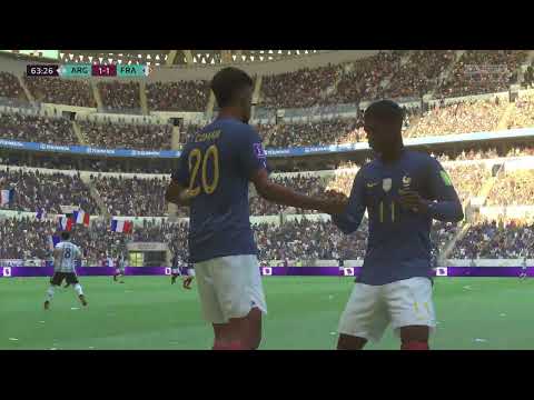 FIFA 23 Argentina vs. France World Cup Finals Qatar 2022 Gameplay (PS4)