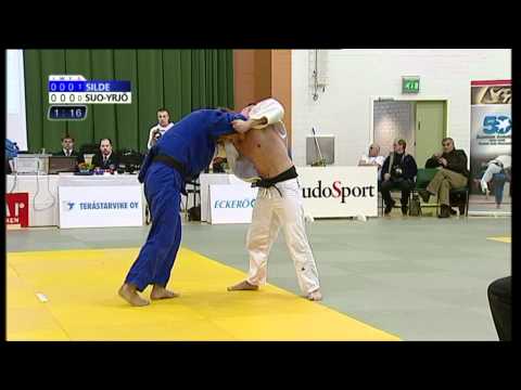 Miko Silde - Ville Suo-Yrjö SM-judon 90 kg:n pronssiottelussa 2.4.2011