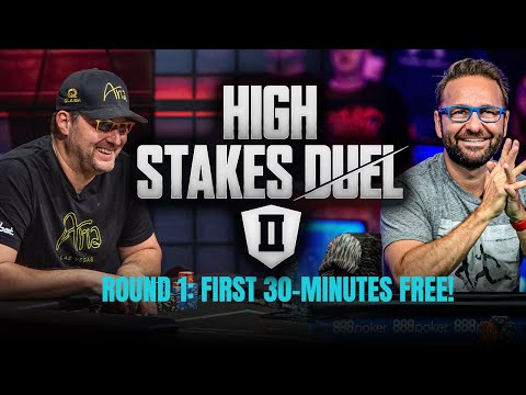 High Stakes Duel II | Round 1 | Phil Hellmuth vs Daniel Negreanu