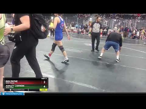 122 Lbs Cons. Round 2 - Ashley Cannon, Team Utah Vs Ava Payne, Team Texas Ca5a