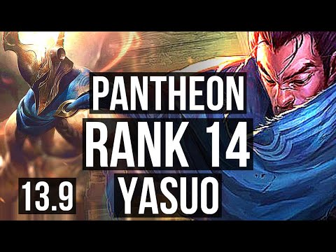 PANTHEON vs YASUO (MID) | 5/1/2, Rank 14 | TR Challenger | 13.9