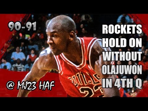 Michael Jordan Highlights vs Rockets (1991.01.03) - 32pts, Gd Game but only MJ Shows up!