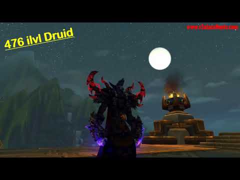 476 Druid rare Mounts Amani War Bear Rare WotlK Titles First satyr's Spaulders Bfa *Solde*