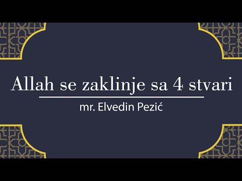 Allah se zaklinje sa 4 stvari ᴴᴰ┇mr. Elvedin Pezić