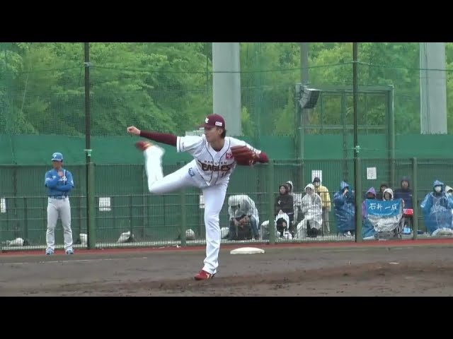 【ファーム】圧巻のピッチング!! イーグルス・荘司康誠がイニングを跨いで5者連続三振を奪う!!  2024年6月2日 東北楽天ゴールデンイーグルス 対 北海道日本ハムファイターズ