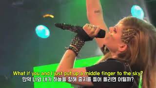 에이브릴 라빈 (Avril Lavigne) - Rock N&#39; Roll | 지미카멜쇼 라이브 [가사/해석/lyrics]