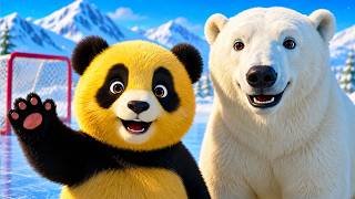 Vamos viajar de avião com o panda Axel! Para onde ele vai?