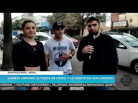 Camejo arruinó la fiesta de Crenz y lo venció en San Lorenzo