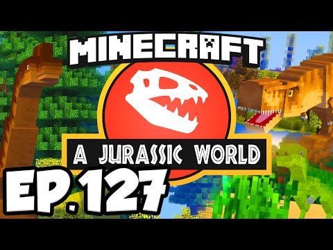 Jurassic World: Minecraft Modded Survival Ep.127 - RETIRED DINOSAURS! (Dinosaurs Modpack)