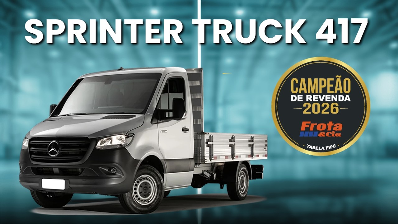 Sprinter Truck é o caminhão semileve campeão de revenda em 2026