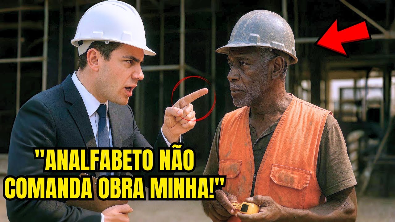 ENGENHEIRO HUMILHA MESTRE DE OBRAS POR SER ANALFABETO, MAS ACABA DESMORALIZADO DIANTE DE TODOS