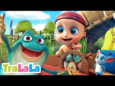 Cinci Broscuțe pe Buștean 🐸🎵 | Cântece Educative Pentru Copii de la TraLaLa