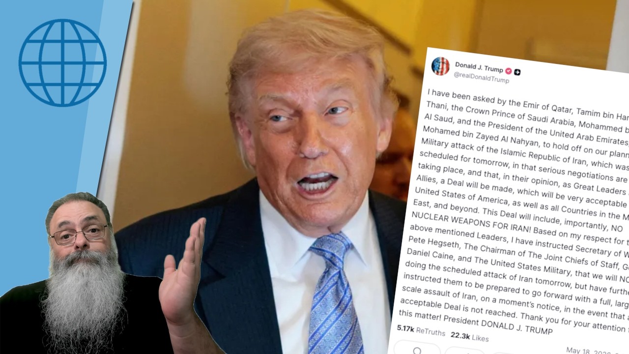 TRUMP diz que DESISTIU de ATACAR o IRÃ a PEDIDO de PAÍSES ÁRABES, ou seja, TACO