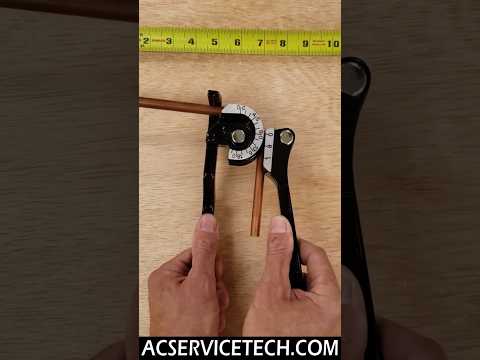 Copper Tube Lever Bender Use!
