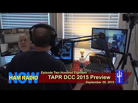 HRN 218: TAPR DCC 2015 Preview on HamRadioNow