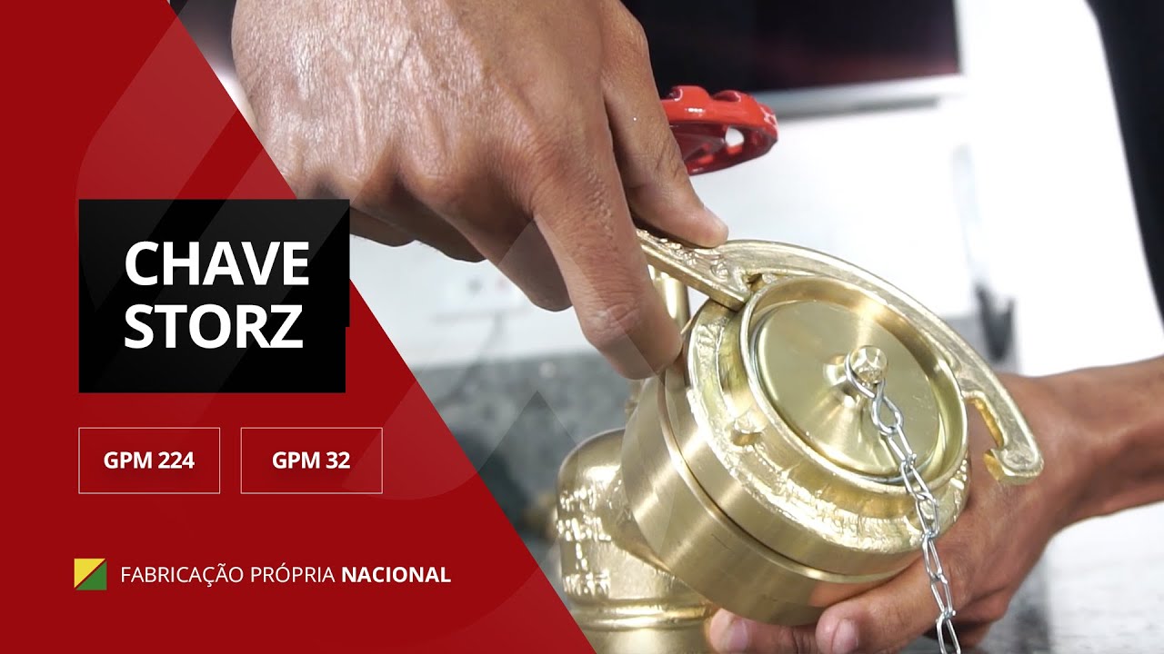 Chave Dupla Storz GPM 224 (Predial) e GPM 32 (Industrial) - GPM Brasil Equipamentos Contra Incêndio