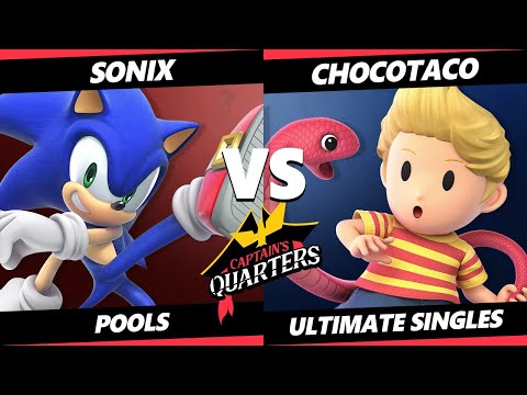 Captain's Quarters 5 SSBU - BAN | Sonix (Sonic) Vs. ChocoTaco (Lucas) Smash Ultimate Pools