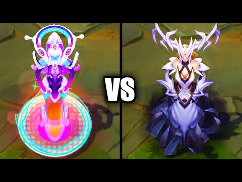 Space Groove Lissandra vs Coven Lissandra Skins Comparison (League of Legends)