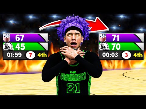 GREATEST COMEBACK in COMP PRO AM HISTORY vs TEAM USA MVP JOHNNYRED! INSANE ENDING!