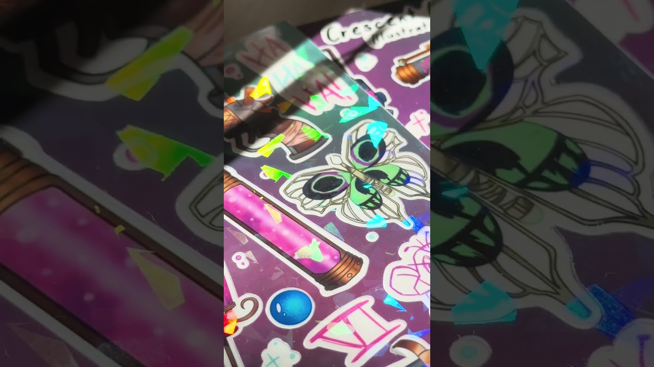 Arcane sticker sheet #shorts #illustration #lineart #artsession #drawing #procreate #artcommunity