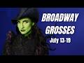 Broadway Grosses Ticket Sales Fall As Summer Slump Continues To Harm Long Running Musicals