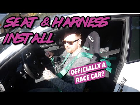 BMW E92 M3 : We Install OLD Sparco Seats and Takata Harnesses!