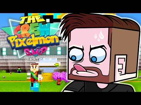 NO WAY I LOSE THIS! - The Crew Pixelmon SMP Episode 54 (Minecraft Pokemon Mod!)
